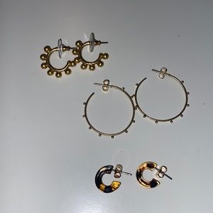 NWOT JCrew and Madewell earrings